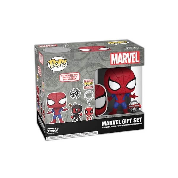Funko POP! Marvel Gift Set - Spider-Man 956 Bobble-Head Special Edition