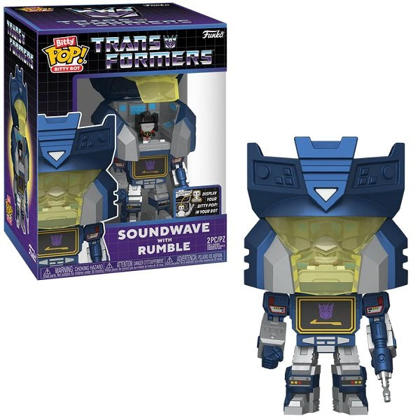 Funko Bitty POP! Bitty Bot Transformers - Soundwave with Rumble 
