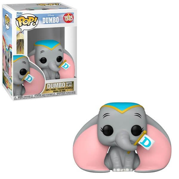 Funko POP Disney Dumbo - Dumbo with Flag 1535 Vinyl Figure
