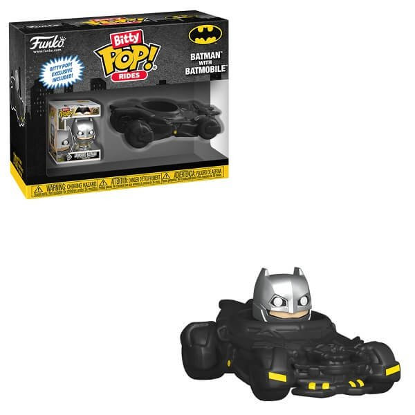 Funko Bitty POP Rides Heroes - Batman with Batmobile Vinyl Figure