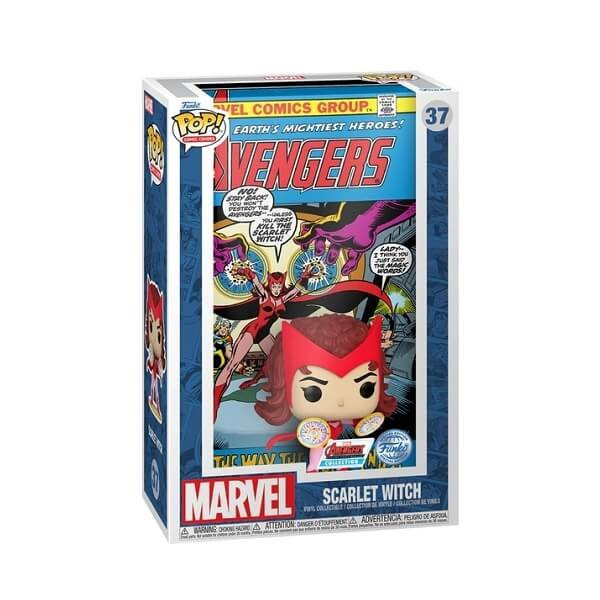 Funko POP Comic Covers Marvel The Avengers - Scarlet Witch 37 Vinyl Figure Special Edition