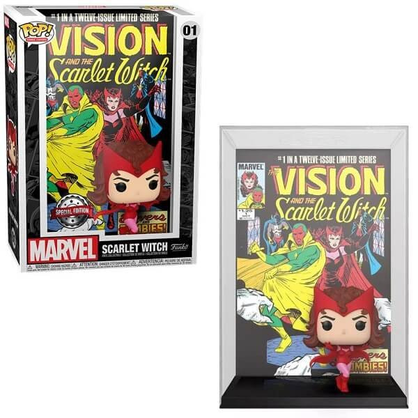 Funko POP Comic Covers Marvel The Vision and the Scarlet Witch - Scarlet Witch 01 Vinyl Figure Special Edition