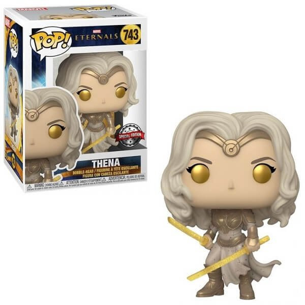 Funko POP Marvel Eternals - Thena 743 Bobble-Head Special Edition