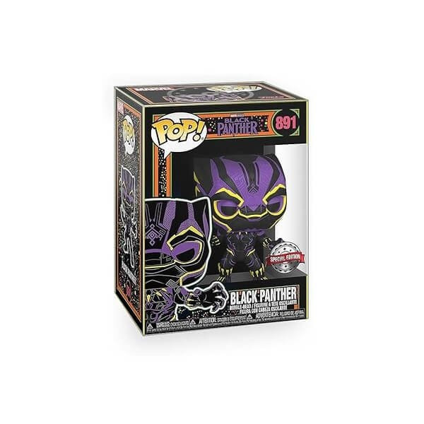 Funko POP Marvel - Black Panther (Blacklight) 1418 Vinyl Figure Special Edition