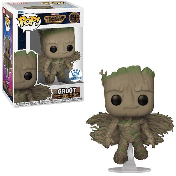 Funko POP Marvel Guardians of the Galaxy Vol. 3 - Groot 1213 Bobble-Head Funko Shop Exclusive