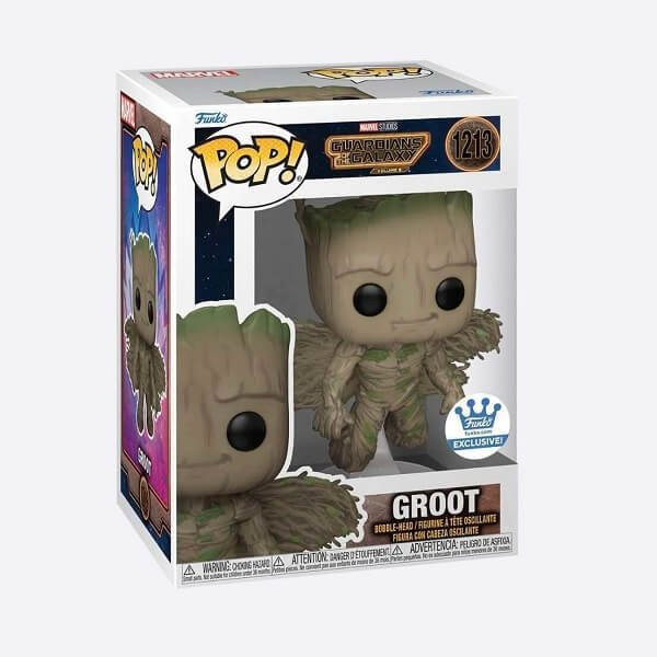 Funko POP Marvel Guardians of the Galaxy Vol. 3 - Groot 1213 Bobble-Head Funko Shop Exclusive