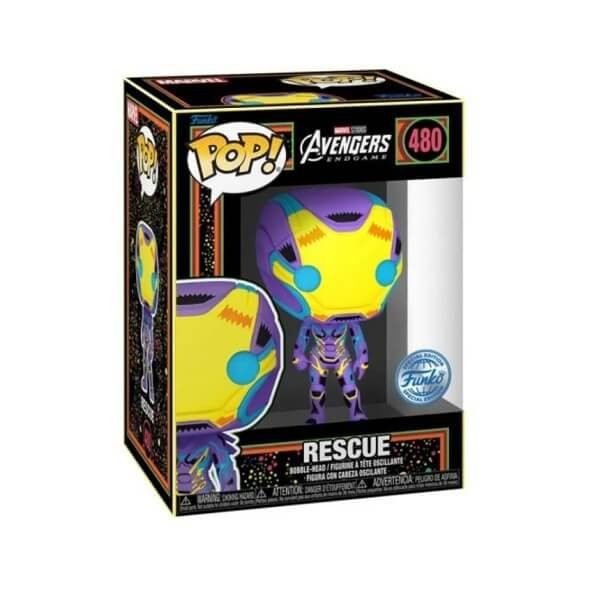 Funko POP Marvel Avengers Endgame - Rescue (Blacklight) 480 Bobble-Head