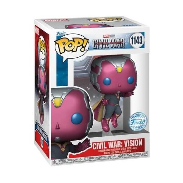 Funko POP Movies Captain America Civil War - Civil War: Vision 1143 Vinyl Figure Special Edition