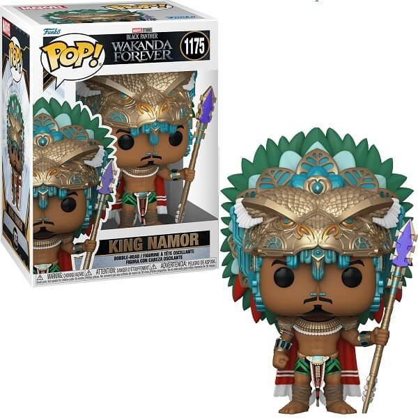Funko POP Marvel Black Panther Wakanda Forever - King Namor 1175 Bobble-Head