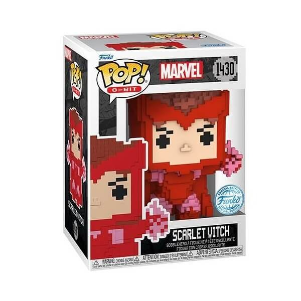 Funko POP 8-Bit Marvel - Scarlet Witch 14 Vinyl Figure Special Edition