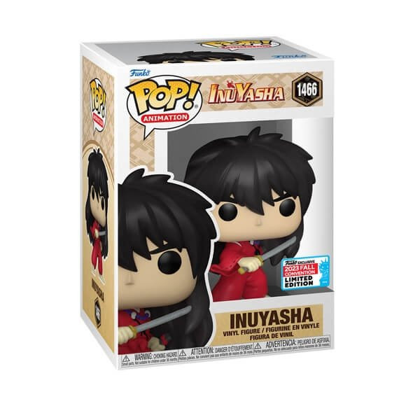 Funko POP Animation Inuyasha - Inuyasha 1466 Vinyl Figure 2023 Fall Convention Exclusive