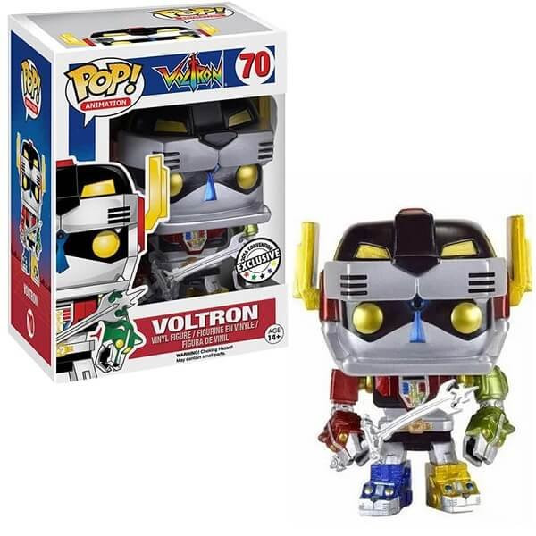Funko POP Television Voltron - Voltron Metallic 70 Vinyl Figure 2016 Convention Exclusive