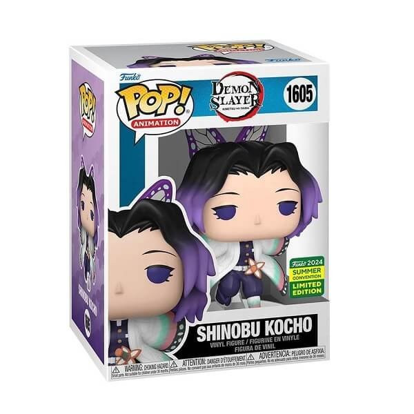 Funko POP Animation Demon Slayer - Shinobu Kocho 1605 Vinyl Figure 2024 Summer Convention Exclusive