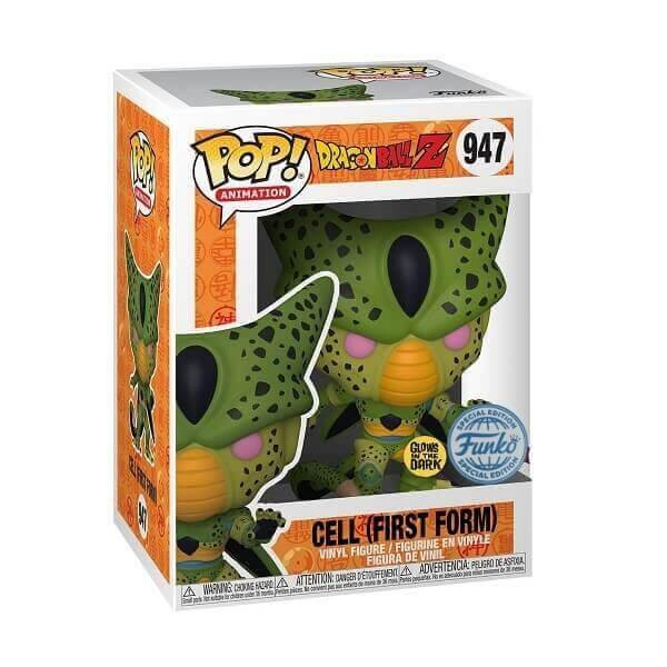 Funko POP Animation Dragon Ball Z - Cell (First Form) GitD 947 Vinyl Figure Special Edition