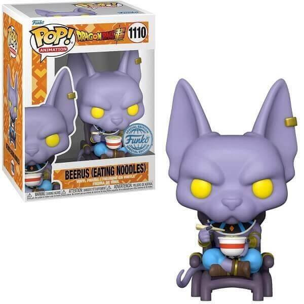 Funko POP Animation Dragon Ball Z - Beerus (Eating Noodles) 1110 Vinyl Figure Special Edition