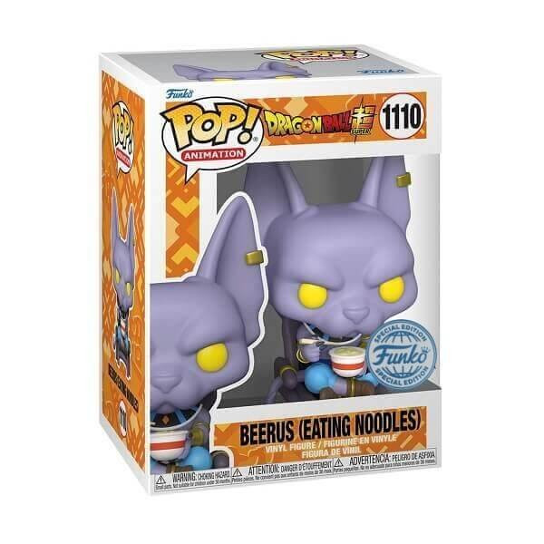 Funko POP Animation Dragon Ball Z - Beerus (Eating Noodles) 1110 Vinyl Figure Special Edition