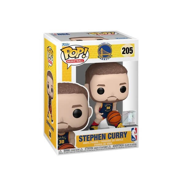 Funko POP Basketball Golden State Warriors - Stephen Curry 205 Vinyl Figure