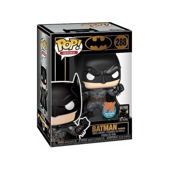 Funko POP Heroes Batman - Batman (Damned) 288 Vinyl Figure PX Previews Exclusive 