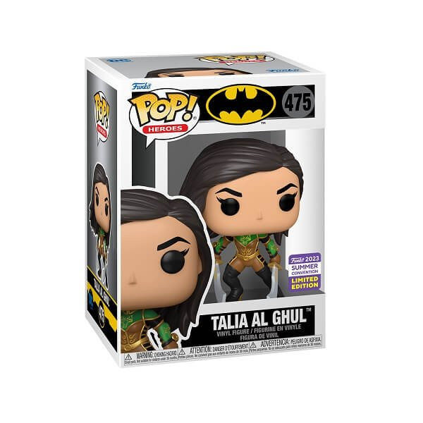 Funko POP Heroes Batman - Talia Al Ghul 475 Vinyl Figure 2023 Summer Convention Exclusive 