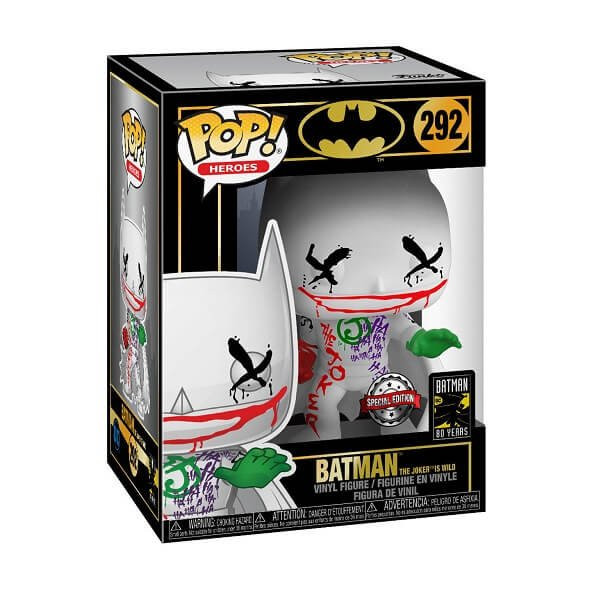 Funko POP Heroes Batman - Batman (The Joker is Wild) 292 Vinyl Figure Special Edition 
