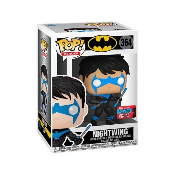 Funko POP Heroes Batman - Nightwing 364 Vinyl Figure 2020 Fall Convention Exclusive 