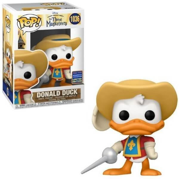 Funko POP Disney The Three Musketeers - Donald Duck 1036 Vinyl Figure 2021 Wonderous Convention Exclusive