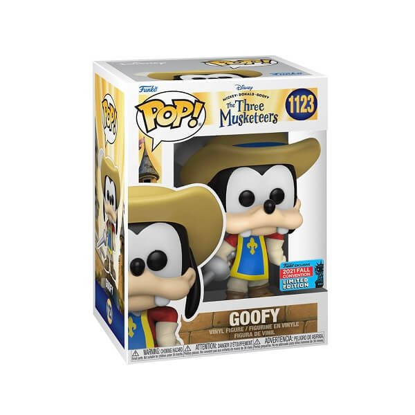 Funko POP Disney The Three Musketeers - Goofy 1123 Vinyl Figure 2021 Fall Convention Exclusive