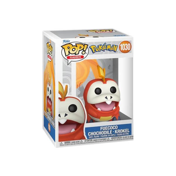 Funko POP Games Pokemon - Fuecoco (Chochodile-Krokel) 1030 Vinyl Figure