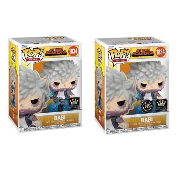 Funko POP Animation Bundle of 2 My Hero Academia - Dabi & GitD Chase 1834 Vinyl Figure Special Edition