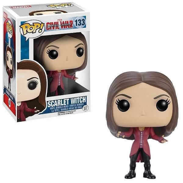 Funko POP Movies Captain America Civil War - Scarlet Witch 133 Vinyl Figure