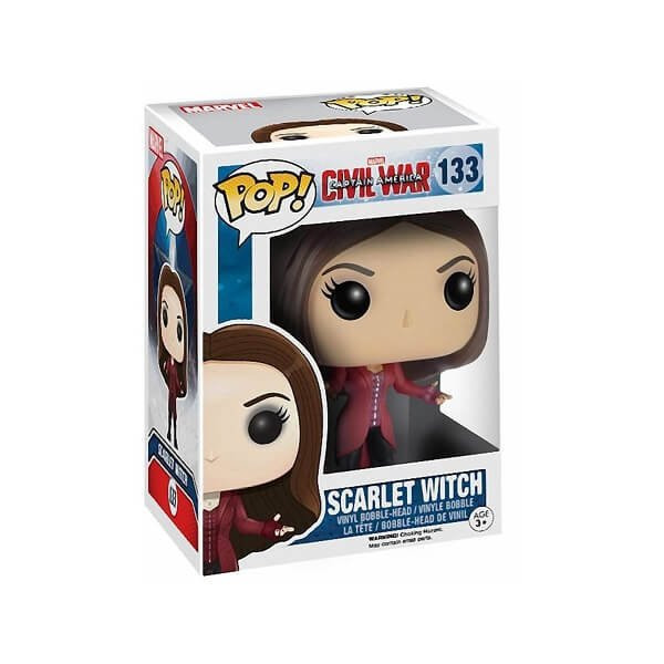 Funko POP Movies Captain America Civil War - Scarlet Witch 133 Vinyl Figure