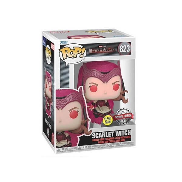 Funko POP Marvel WandaVision - Scarlet Witch GitD 823 Vinyl Figure Special Edition Exclusive