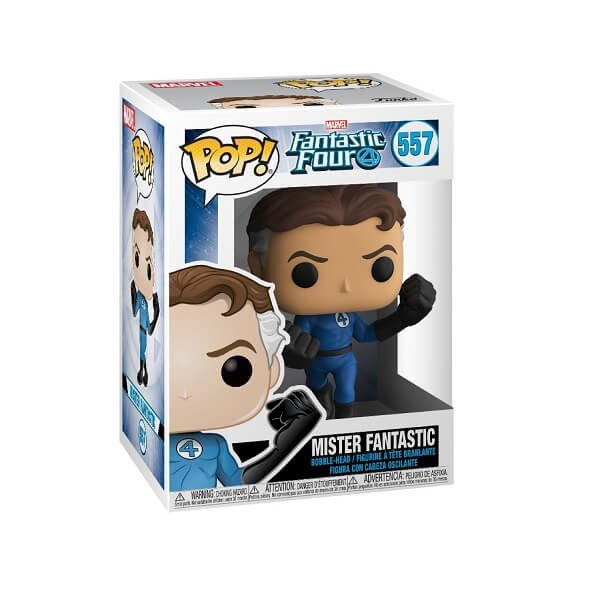 Funko POP Marvel Fantastic Four - Mister Fantastic 557 Bobble-Head