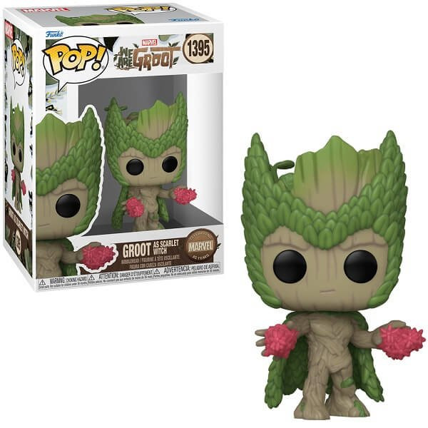 Funko POP Marvel We are Groot - Groot as Scarlet Witch 1395 Bobble-Head