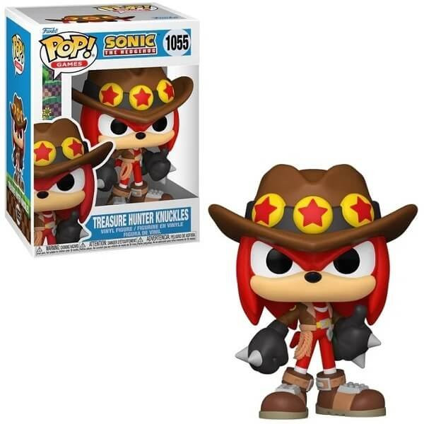 Funko POP Games Sonic the Hedgehog - Treasure Hunter Knuckles 1055 Vinyl Figure