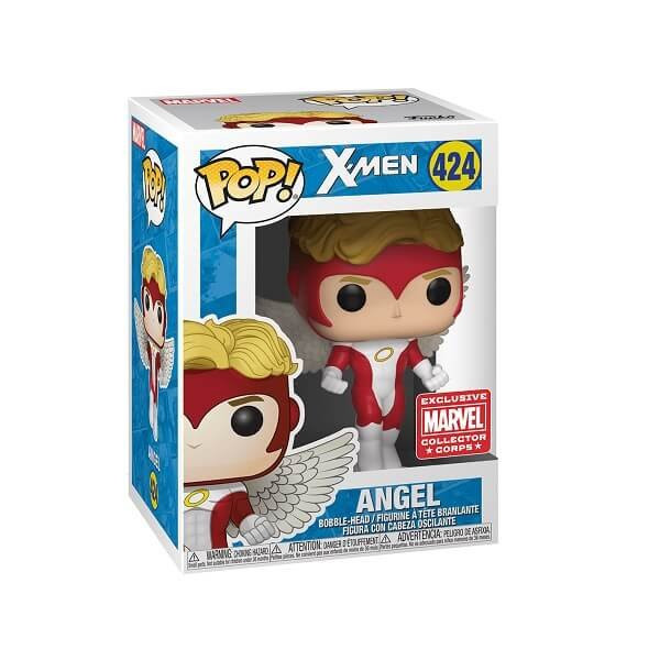 Funko POP Marvel X-Men - Angel 424 Bobble-Head Marvel Collector Corps Exclusive