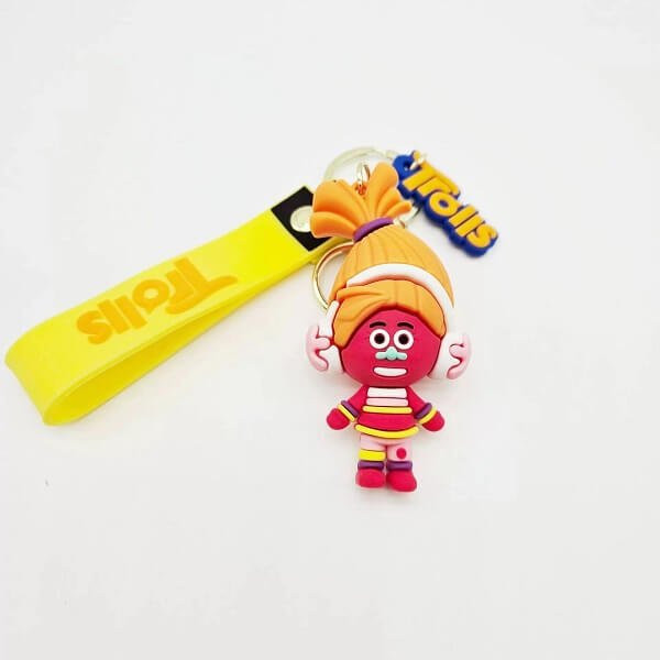 3D Μπρελόκ Σιλικόνης Trolls - DJ Suki 8 εκ.