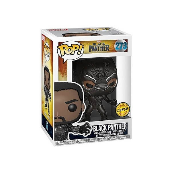 Funko POP Marvel Black Panther - Black Panther Chase 273 Bobble-Head
