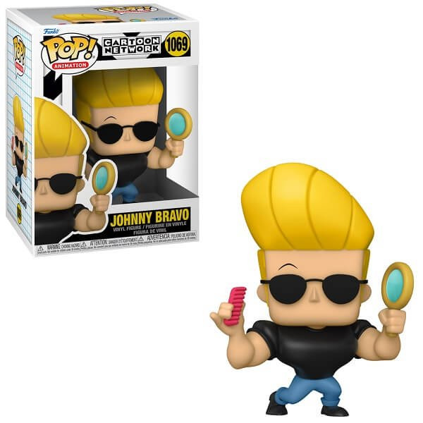 Funko POP Animation Cartoon Network Johnny Bravo - Johnny Bravo 1069 Vinyl Figure