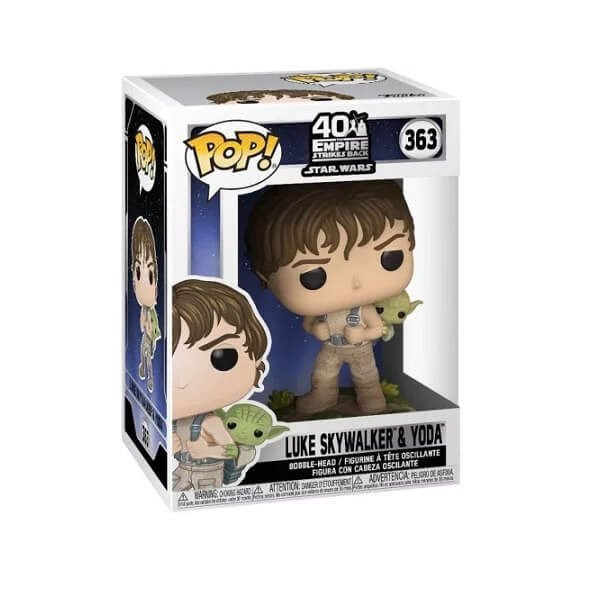 Funko POP Star Wars - Luke Skywalker & Yoda 363 Bobble-Head