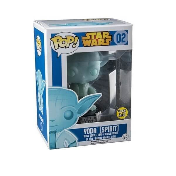 Funko POP Movies Star Wars - Yoda (Spirit) GitD 02 Bobble-Head