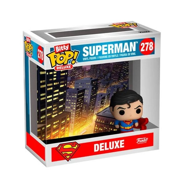 Funko POP Bitty POP Deluxe Heroes Superman - Superman 278 Vinyl Figure