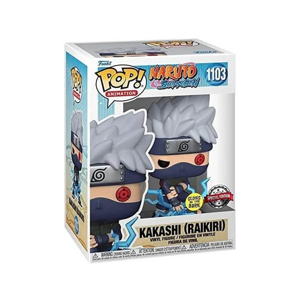 Funko POP Animation Naruto Shippuden - Kakashi (Raikiri) GiTD 1103 Vinyl Figure Special Edition