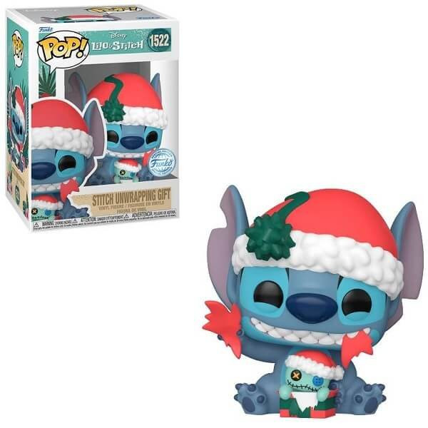 Funko Pop Disney Lilo & Stitch - Stitch Unwrapping Gift 1522 Vinyl Figure Special Edition