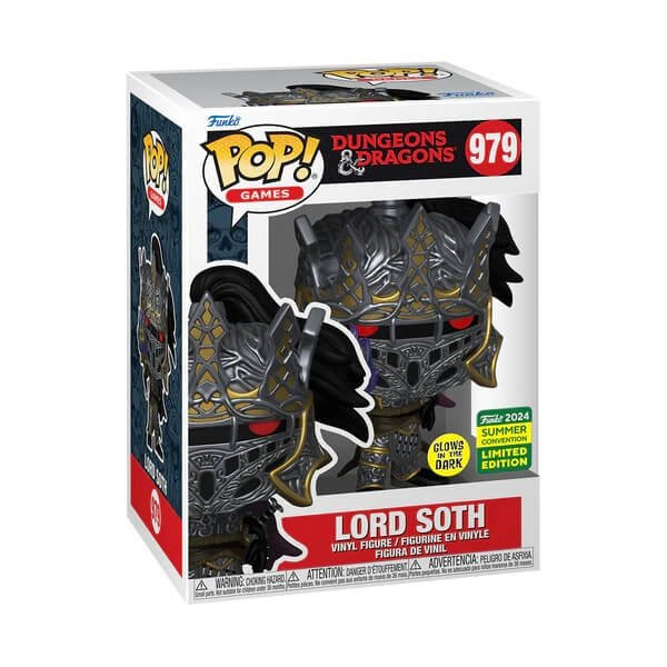 Funko POP Games Dungeons & Dragons - Lord Soth GitD 979 Vinyl Figure 2024 Summer Convention Exclusive