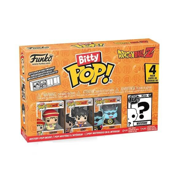 Funko Bitty POP! Animation Dragon Ball Z - Gohan, Goku, Kaio & Chase Mystery 4-Pack Vinyl Figures