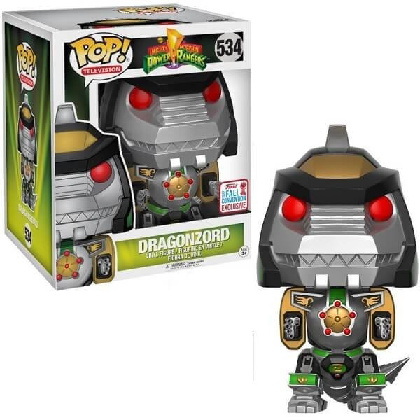 Funko POP Television Power Rangers - Dragonzord 534 Supersized 6" Vinyl Figure 2017 Fall Convention Exclusive