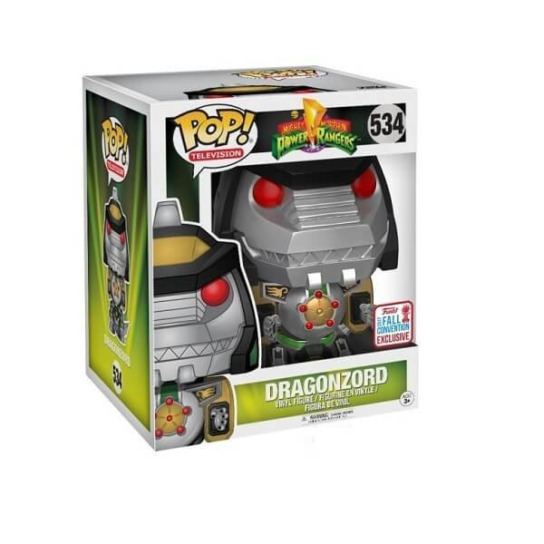 Funko POP Television Power Rangers - Dragonzord 534 Supersized 6" Vinyl Figure 2017 Fall Convention Exclusive