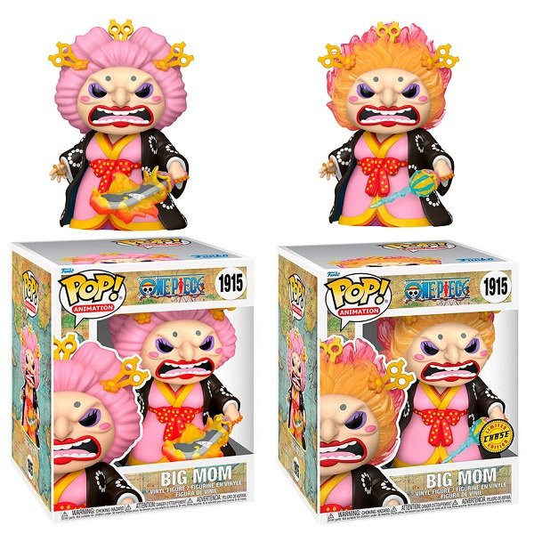 Funko POP Animation Bundle of 2 One Piece - Big Mom & Chase 1915 Supersized 6" Vinyl Figure
