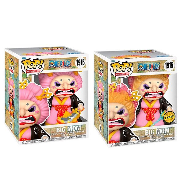 Funko POP Animation Bundle of 2 One Piece - Big Mom & Chase 1915 Supersized 6" Vinyl Figure